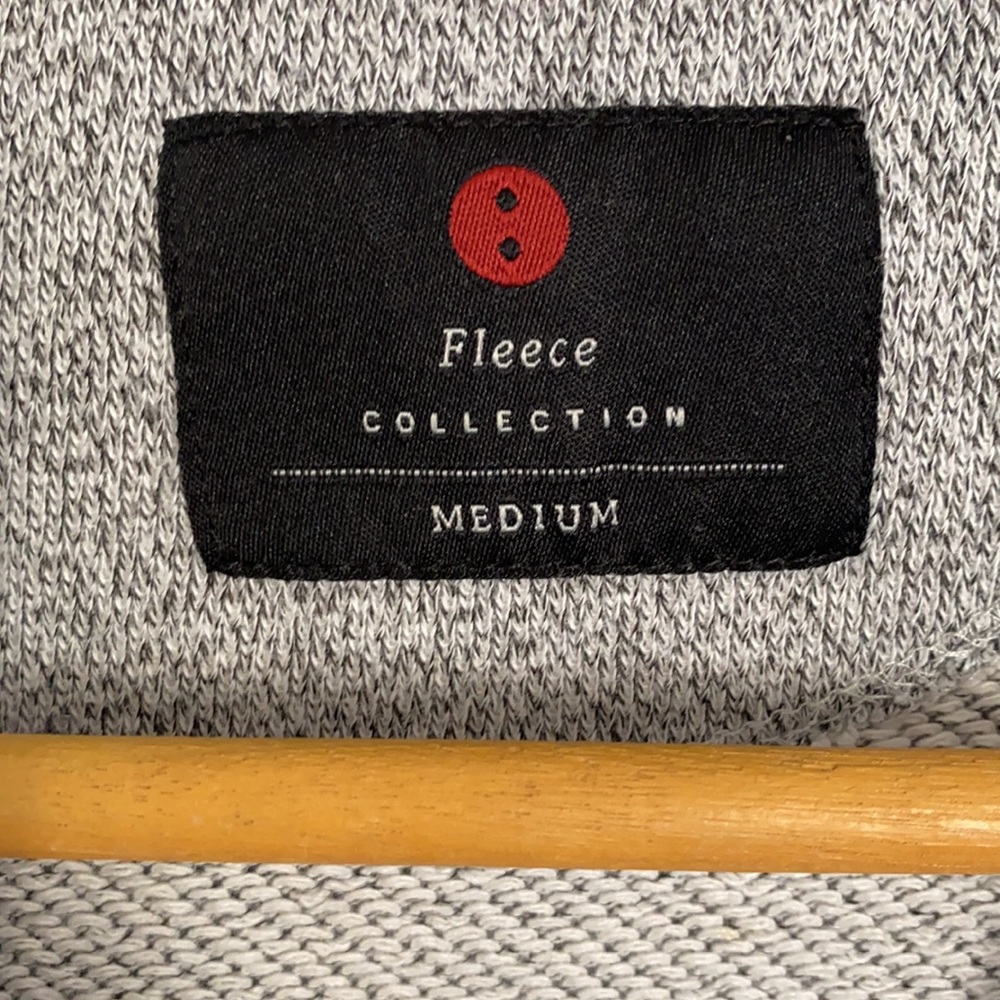 Cotton On Mens Graphic Print Fleece Jumper/ Pullover Grey Medium Pre Owned EC - Picture 5 of 8